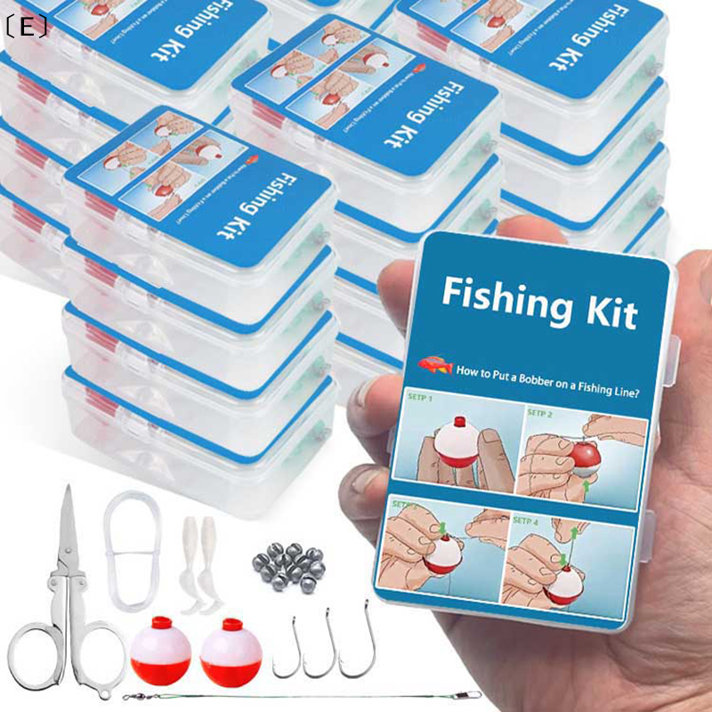 〔E〕24Pcs/Set Emergency Fishing - Fishing Kayak Crate ulasan dan harga