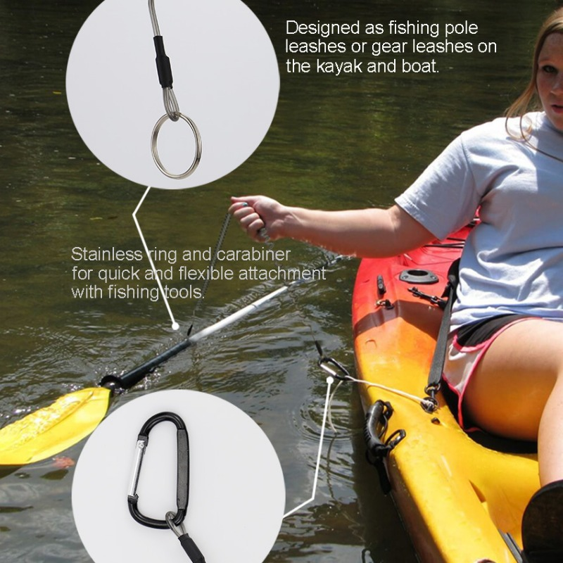 Ackibbik 6pcs Fishing Lanyard  - Fishing Kayak Paddle ulasan dan harga