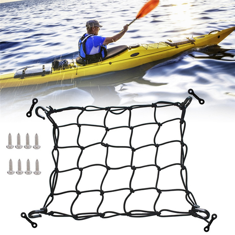 Deck Cargo Net with Lashing Ho - Fishing Kayak Crate ulasan dan harga