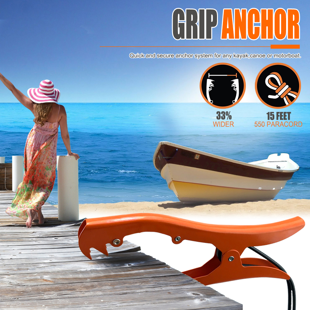 Canoe Anchor Grip Boat Pontoon - Fishing Kayak Anchor ulasan dan harga