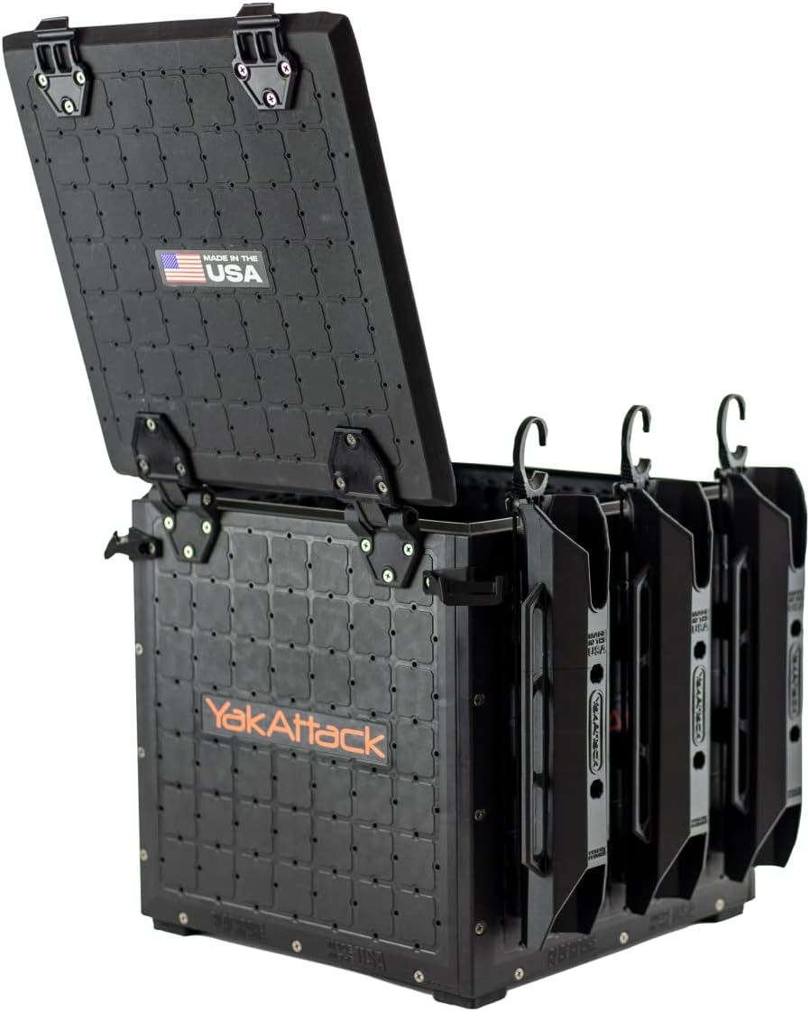 Fishing Crate with 3 Rod Holde - Fishing Kayak Crate ulasan dan harga