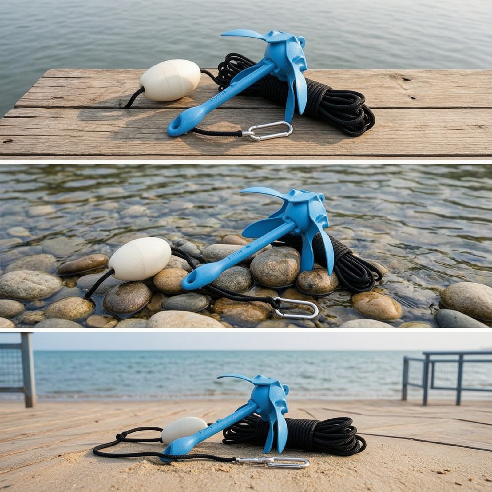 Folding Anchor Kit with Buoy a - Fishing Kayak Anchor ulasan dan harga