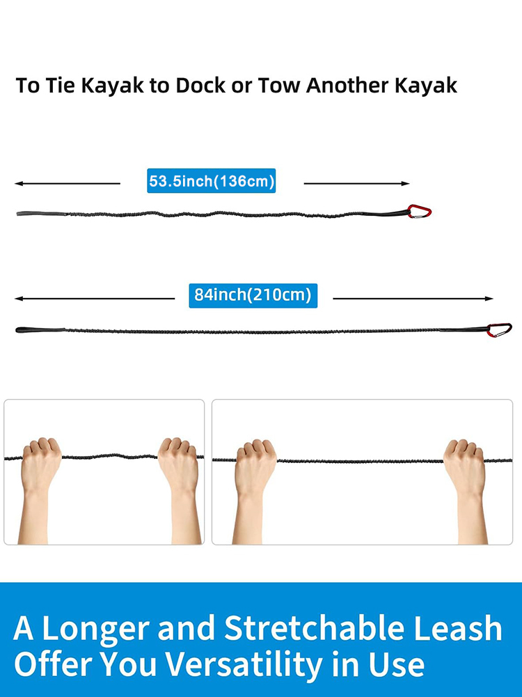 Kayak Paddle Leash Stretchable - Fishing Kayak Paddle Leash ulasan dan harga