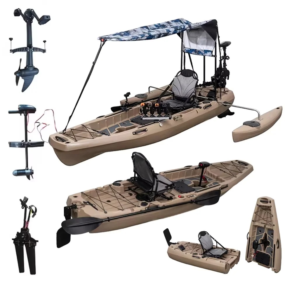 LLDPE Modular Kayak Canoe w/Pe - Fishing Kayak Pedal Drive ulasan dan harga