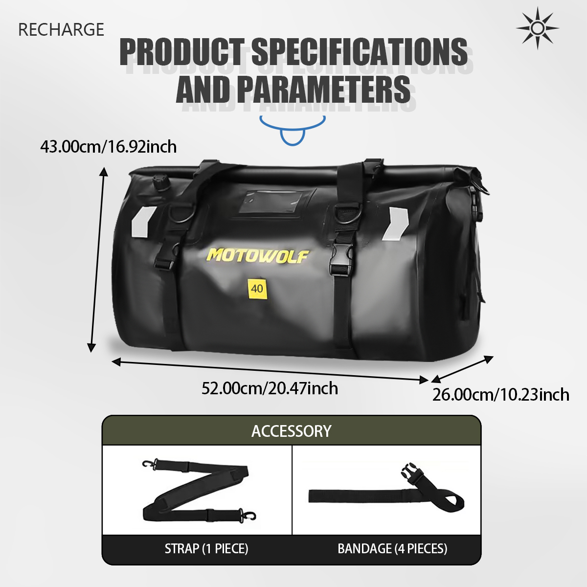 Waterproof Duffel Bag 40L/66L  - Fishing Kayak Seat ulasan dan harga