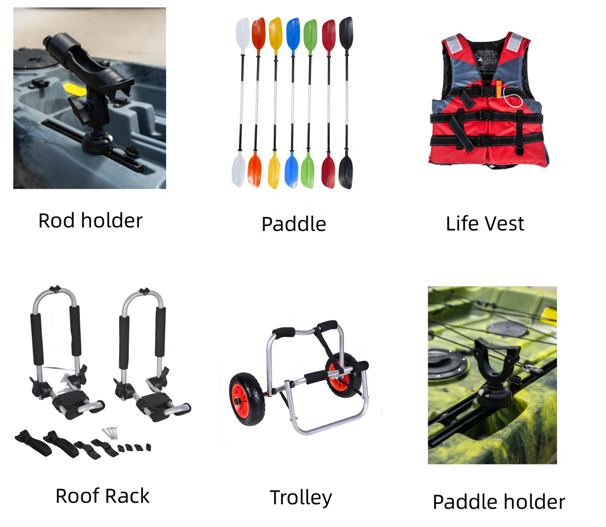 LSF  Aluminum Durable Hand Kay - Fishing Kayak Cart ulasan dan harga