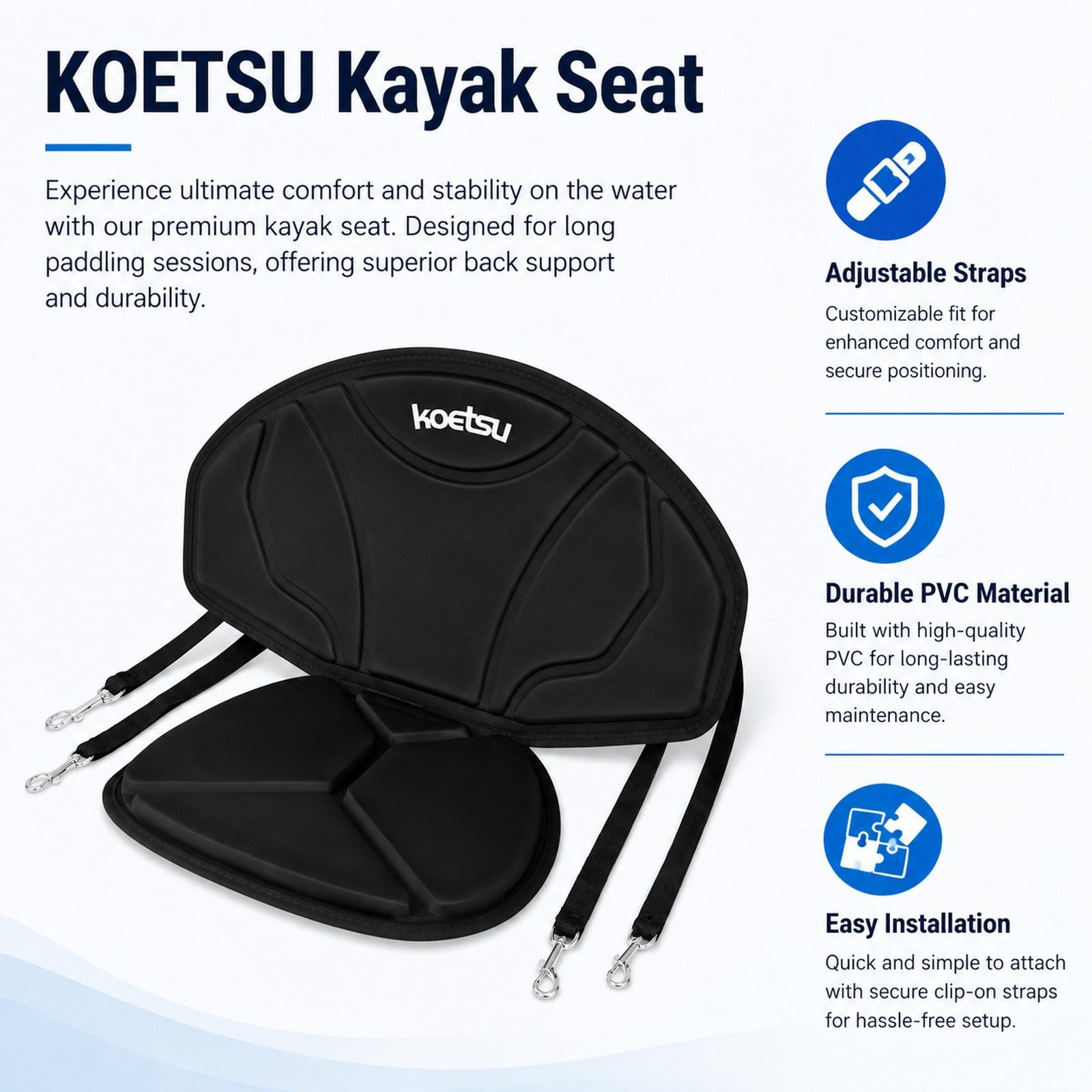 Kayak Seat Cushion Backrest Su - Fishing Kayak Sit In ulasan dan harga