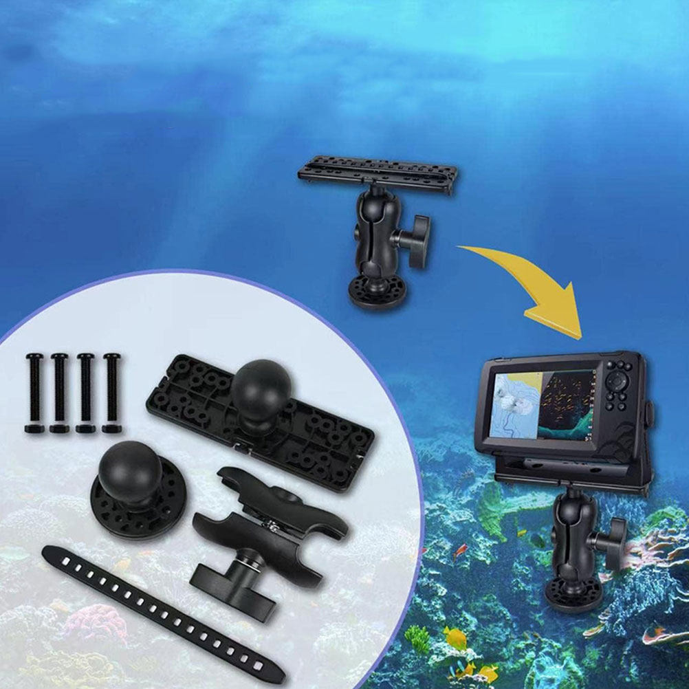 1Set 360 Degree Rotating Kayak - Fishing Kayak Fish Finder Mount ulasan dan harga
